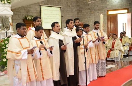 Bishop Francis Serrao ordains 9 deacons